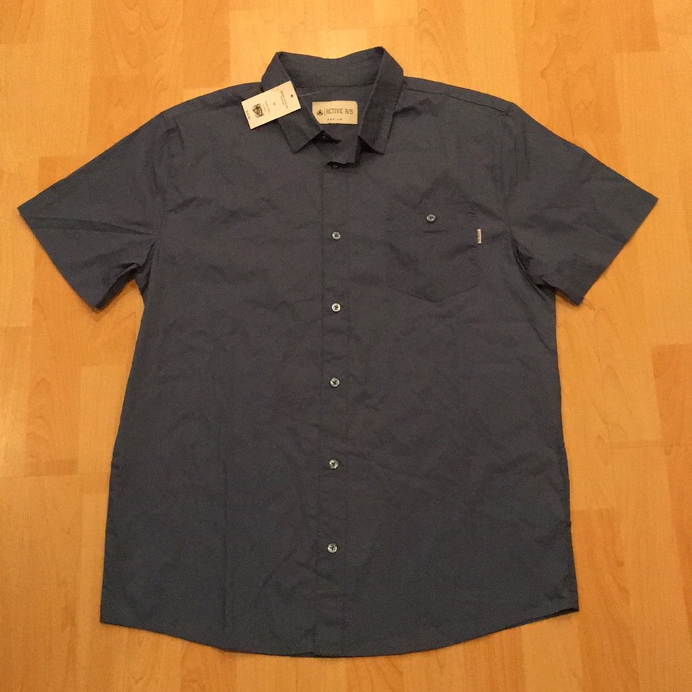 ACTIVE RIDE SHOP button down polo shirt, NWT